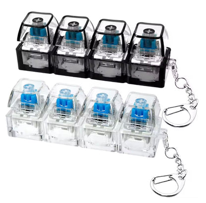 Mini teclado mecánico antiestrés con luz LED